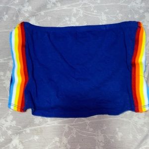 Rainbow Tube Top
